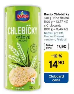 Tesco Racio chlebíčky nabídka