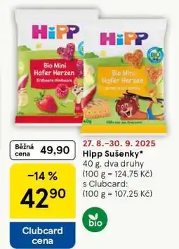 Tesco Hipp Sušenky nabídka