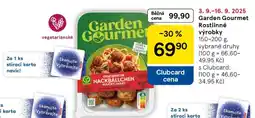 Tesco Garden Gourmet Rostlinné výrobky nabídka