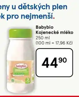 Tesco Babybio Kojenecké mléko nabídka