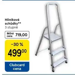 Tesco Hliníkové schůdky nabídka