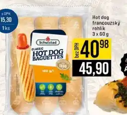 Jip Hot Dog francouzský rohlík nabídka
