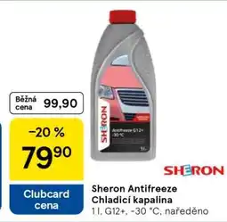 Tesco Sheron Antifreeze Chladicí kapalina nabídka
