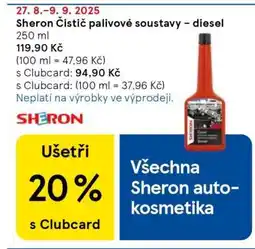 Tesco Sheron Čistič palivové soustavy – diesel nabídka