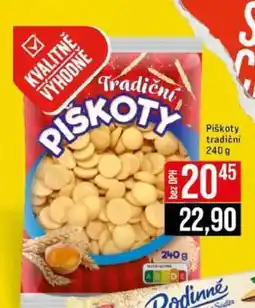Jip Piškoty Tradiční nabídka