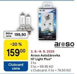 Tesco Aroso Autožárovka H7 Light Plus nabídka