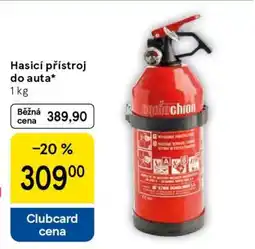 Tesco Hasicí přístroj do auta nabídka