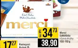 Jip Merci Čokoláda nabídka