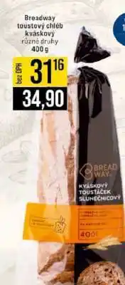 Jip Breadway toustový chléb kváskový nabídka
