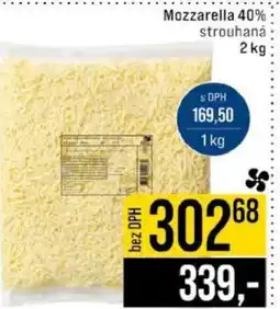 Jip Mozzarella 40% strouhaná nabídka