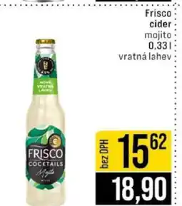 Jip Frisco cider mojito nabídka
