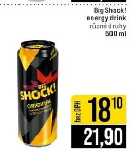 Jip Big Shock energy drink nabídka