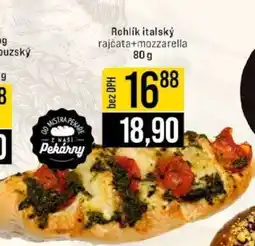 Jip Rohlik italský rajčata+mozzarella nabídka