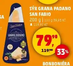Penny Market SÝR GRANA PADANO SAN FABIO nabídka