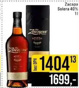Jip Zacapa Solera 40% 1l nabídka