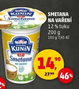 Penny Market Smetana na vaření nabídka