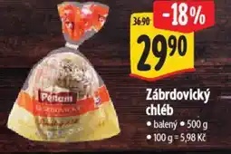 Albert Zábrdovický chléb nabídka