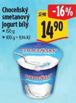 Albert Choceňský smetanový jogurt bílý nabídka