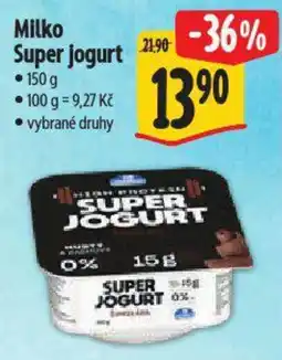 Albert Milko Super jogurt nabídka