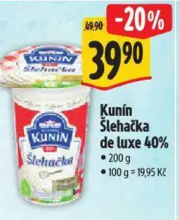 Albert Kunín Šlehačka de luxe 40% nabídka