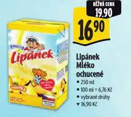 Albert Lipánek Mléko ochucené nabídka