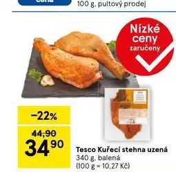 Tesco Kuřecí stehna uzená nabídka