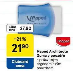 Tesco Maped architecture guma v pouzdře nabídka
