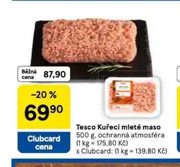 Tesco Kuřecí mleté maso nabídka