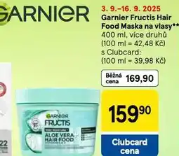 Tesco Garnier maska na vlasy nabídka