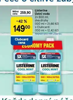 Tesco Listerine ústní voda nabídka