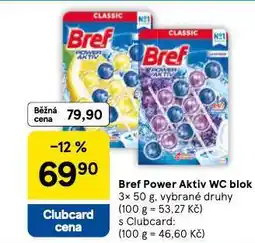 Tesco Bref wc blok power aktiv nabídka