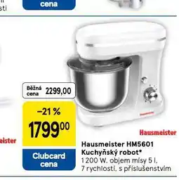 Tesco Hausmeister kuchyňský robot nabídka