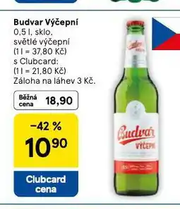Tesco Pivo budvar nabídka