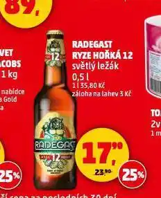 Penny Market Pivo radegast nabídka