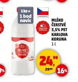 Penny Market Mléko čerstvé nabídka