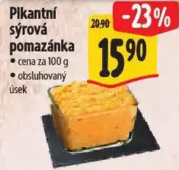 Albert Pikantní sýrová pomazánka nabídka