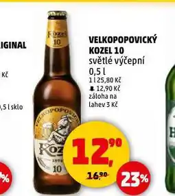 Penny Market Pivo velkopopovický kozel nabídka