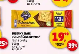 Penny Market Opavia sušenky zlaté polomáčené nabídka