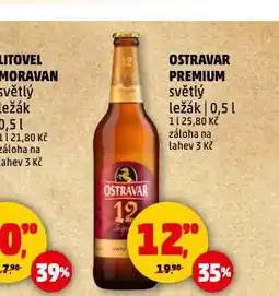 Penny Market Pivo ostravar nabídka