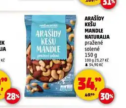 Penny Market Arašídy, kešu a mandle nabídka