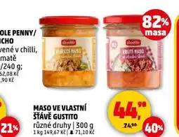 Penny Market Maso ve vlastní šťávě gustito nabídka