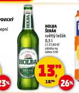 Penny Market Pivo holba šerák nabídka
