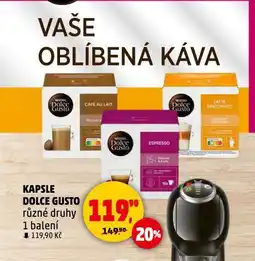 Penny Market Kávové kapsle dolce gusto nabídka
