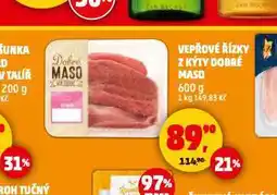 Penny Market Vepřové řízky z kýty nabídka