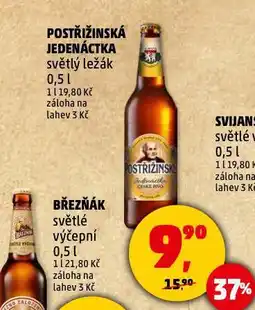 Penny Market Pivo postřižinská jedenáctka nabídka