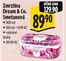 Albert Zmrzlina Dream & Co. Smetanová nabídka