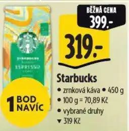 Albert Starbucks nabídka