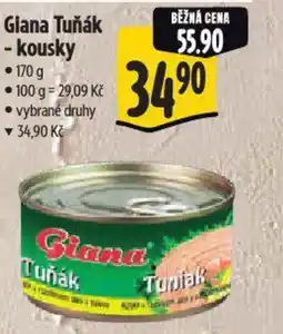 Albert Giana Tuňák - kousky nabídka