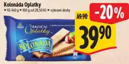 Albert Kolonáda Oplatky nabídka