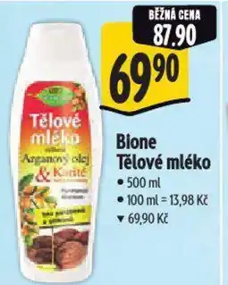 Albert Bione Tělové mléko nabídka